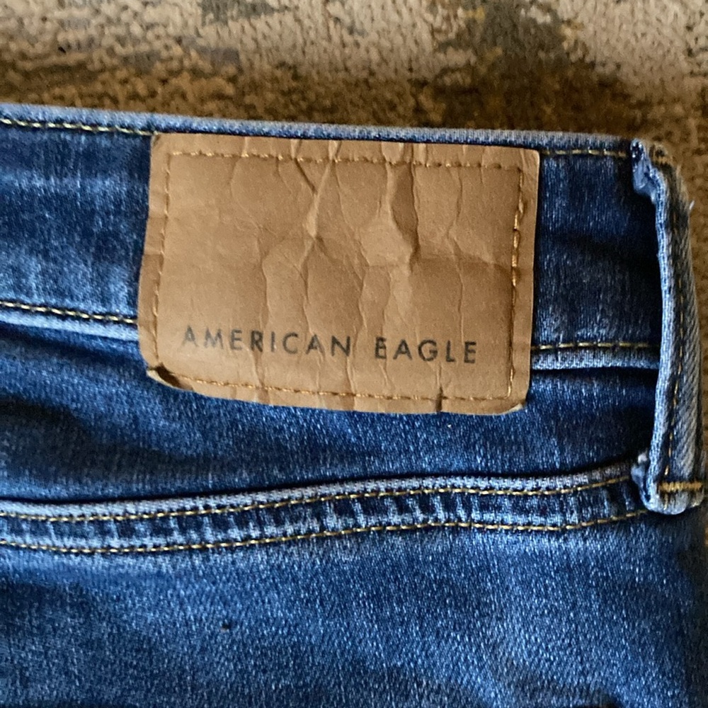 American Eagle Dark Wash Airflex Jeans - Picture 6 of 7